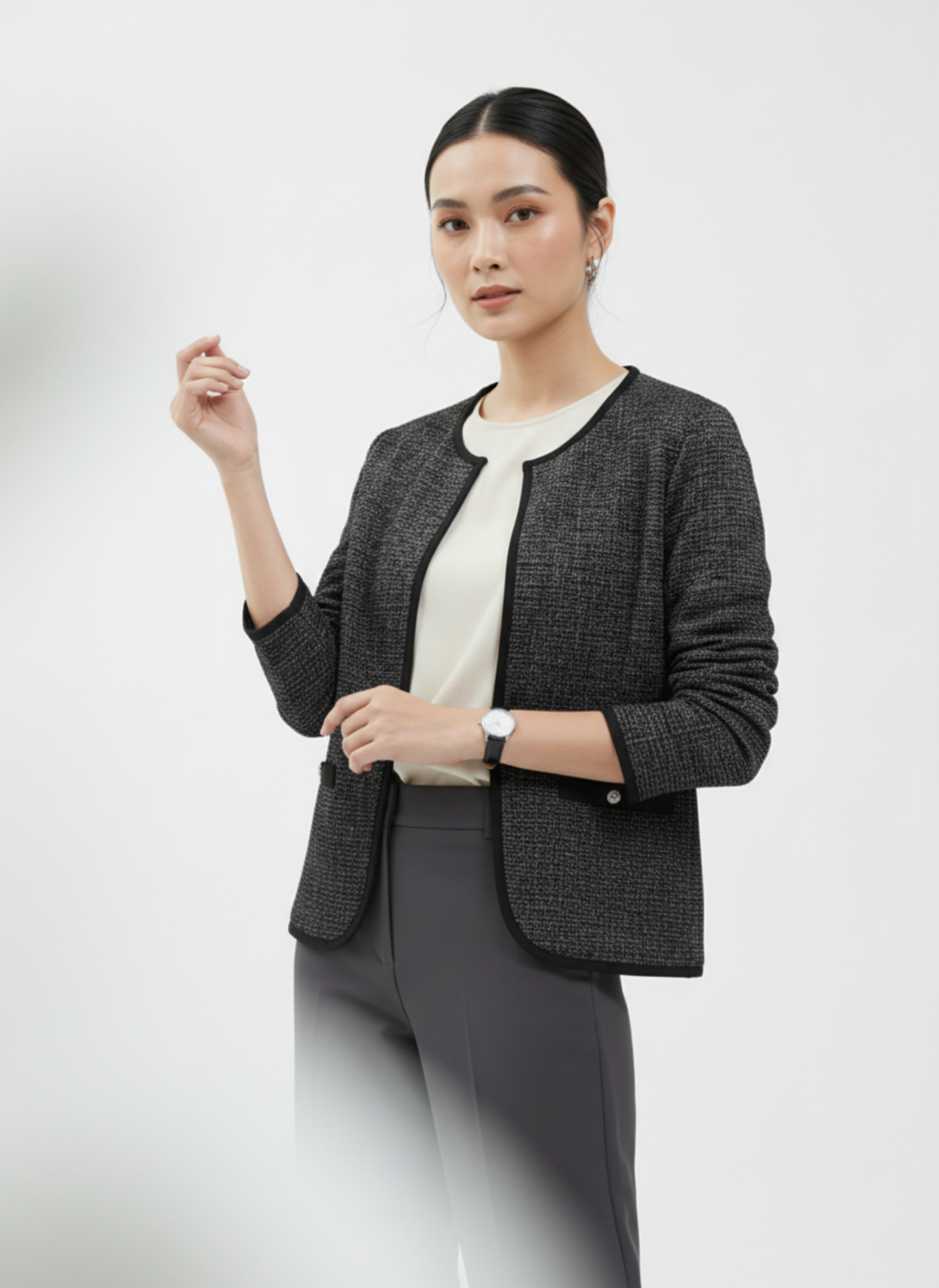 Cardigan Pleu Voire Japan Brand