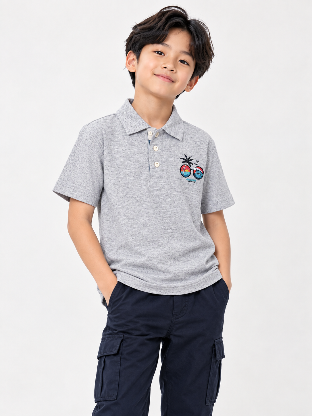 Polo Anak cowok There's About Junior